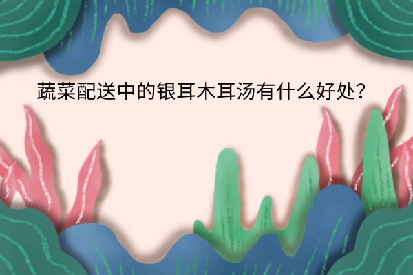 蔬菜配送中的銀耳木耳湯有什么好處？