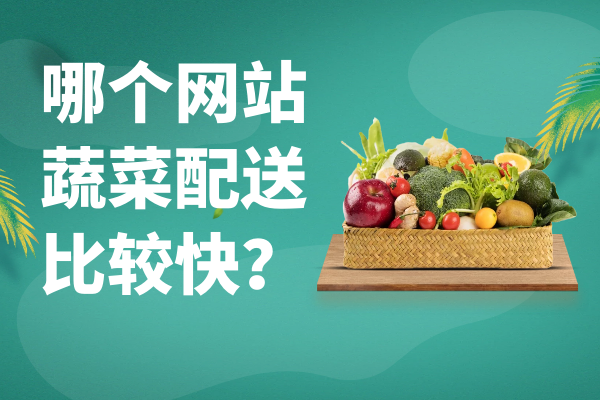 哪個網站蔬菜配送比較快？